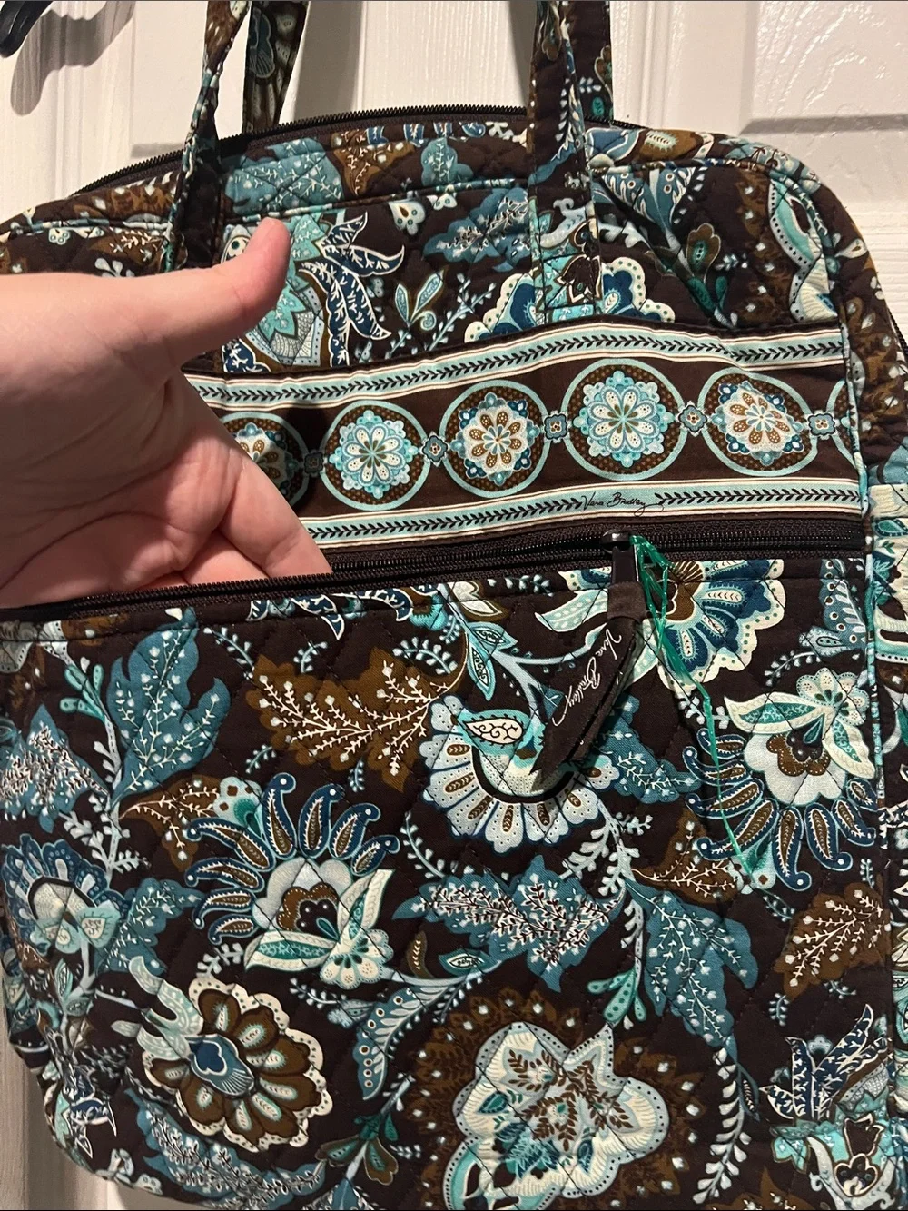 Vera Bradley Quilted Floral Tote Bag in 2009 pattern.